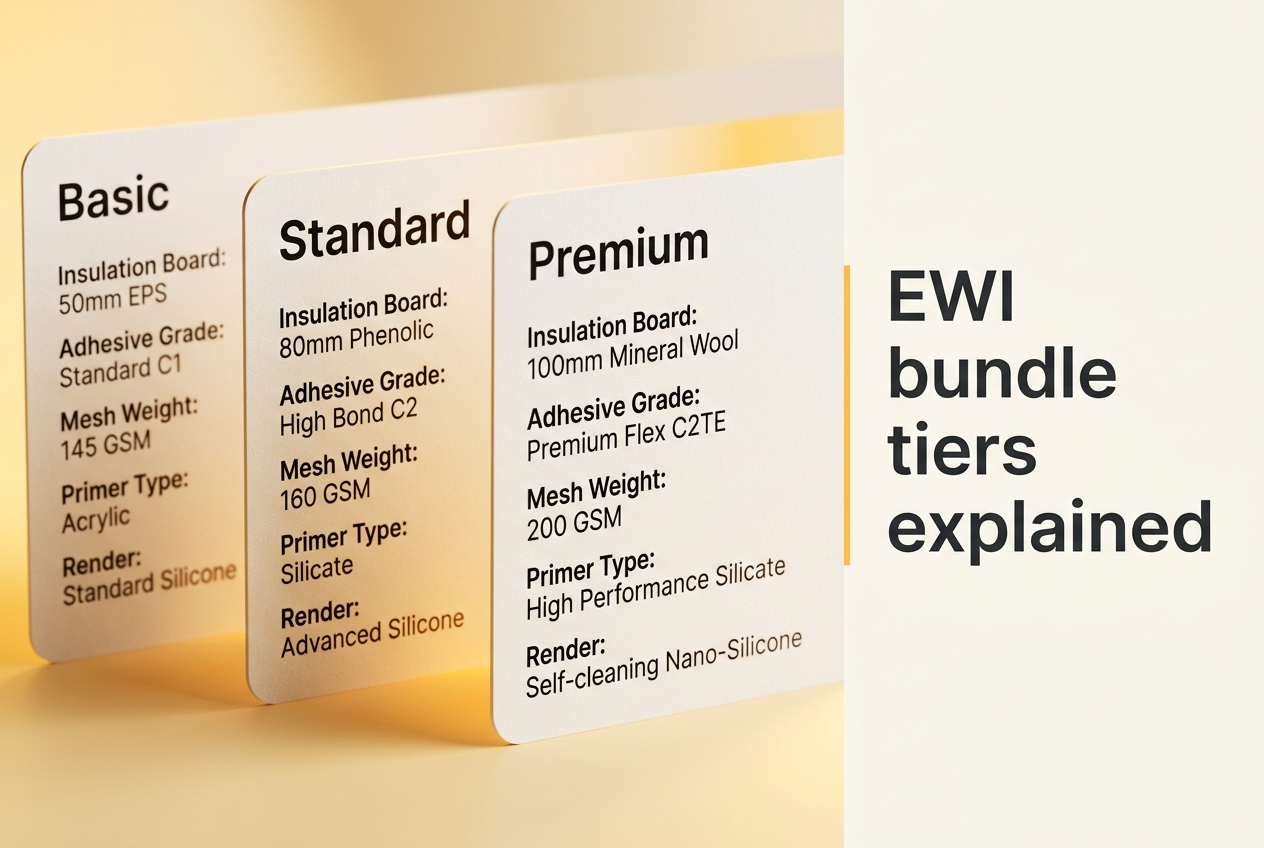 EWI Bundle Tiers Explained — Basic, Standard and Premium