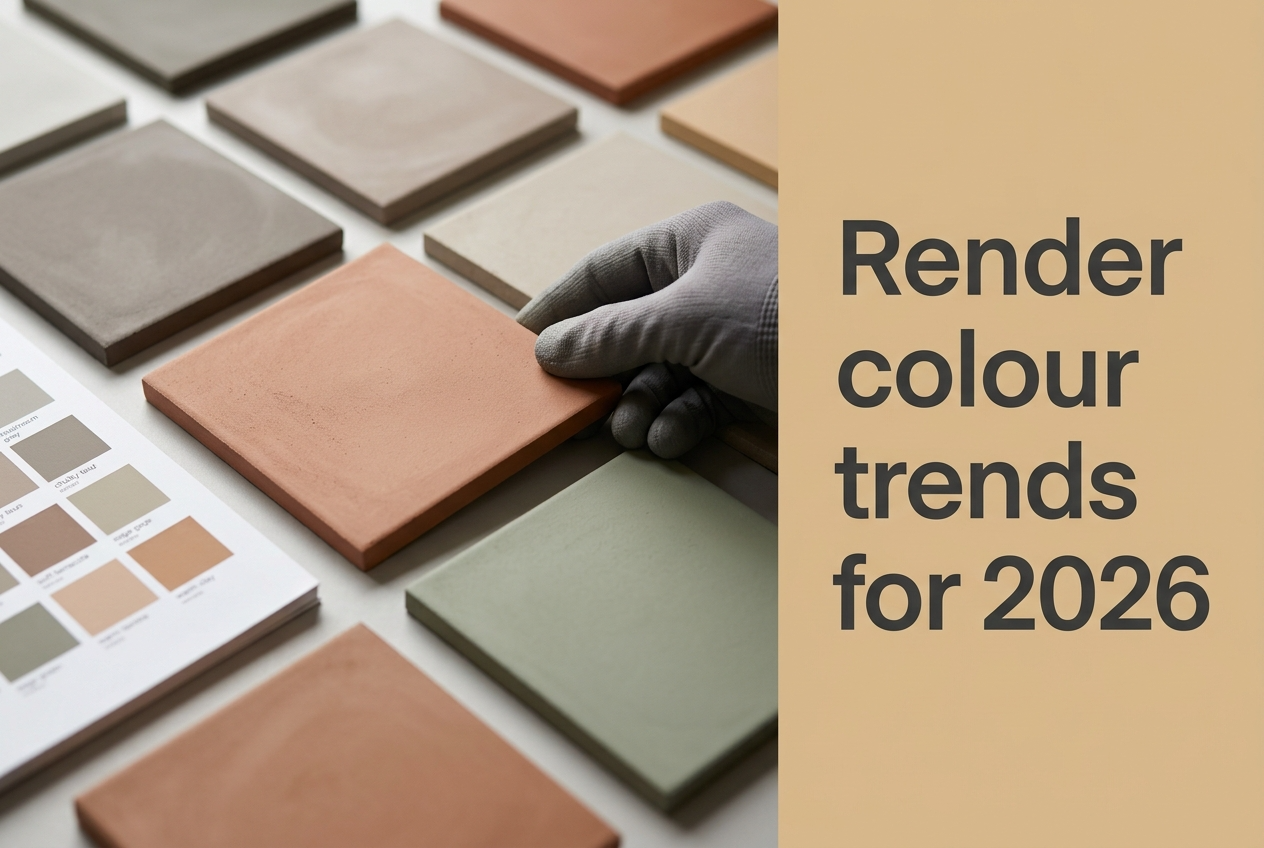 Colour Drenching and Earth Tones: UK Render Colour Trends for 2026