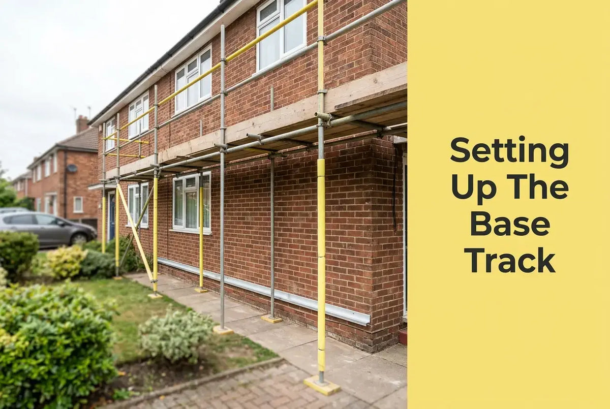 Setting Up the Base Track on Day One of an EWI Install