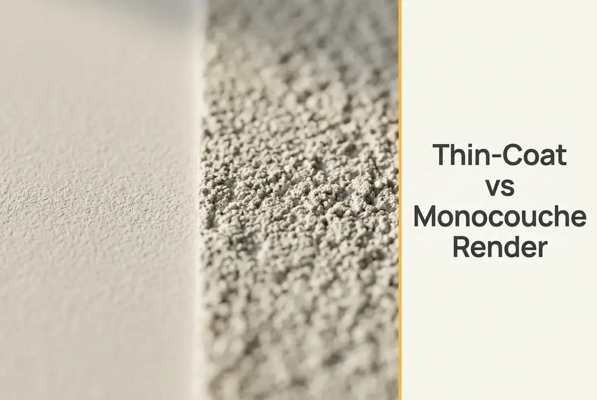 Thin Coat vs Monocouche Cost Comparison: What the Figures Support