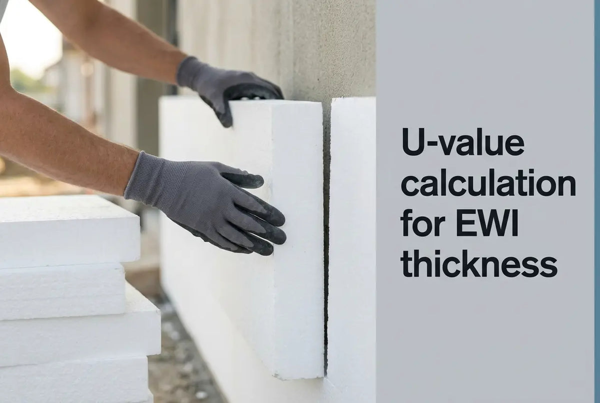 U-Value Calculation for Wall Insulation Thickness in the UK