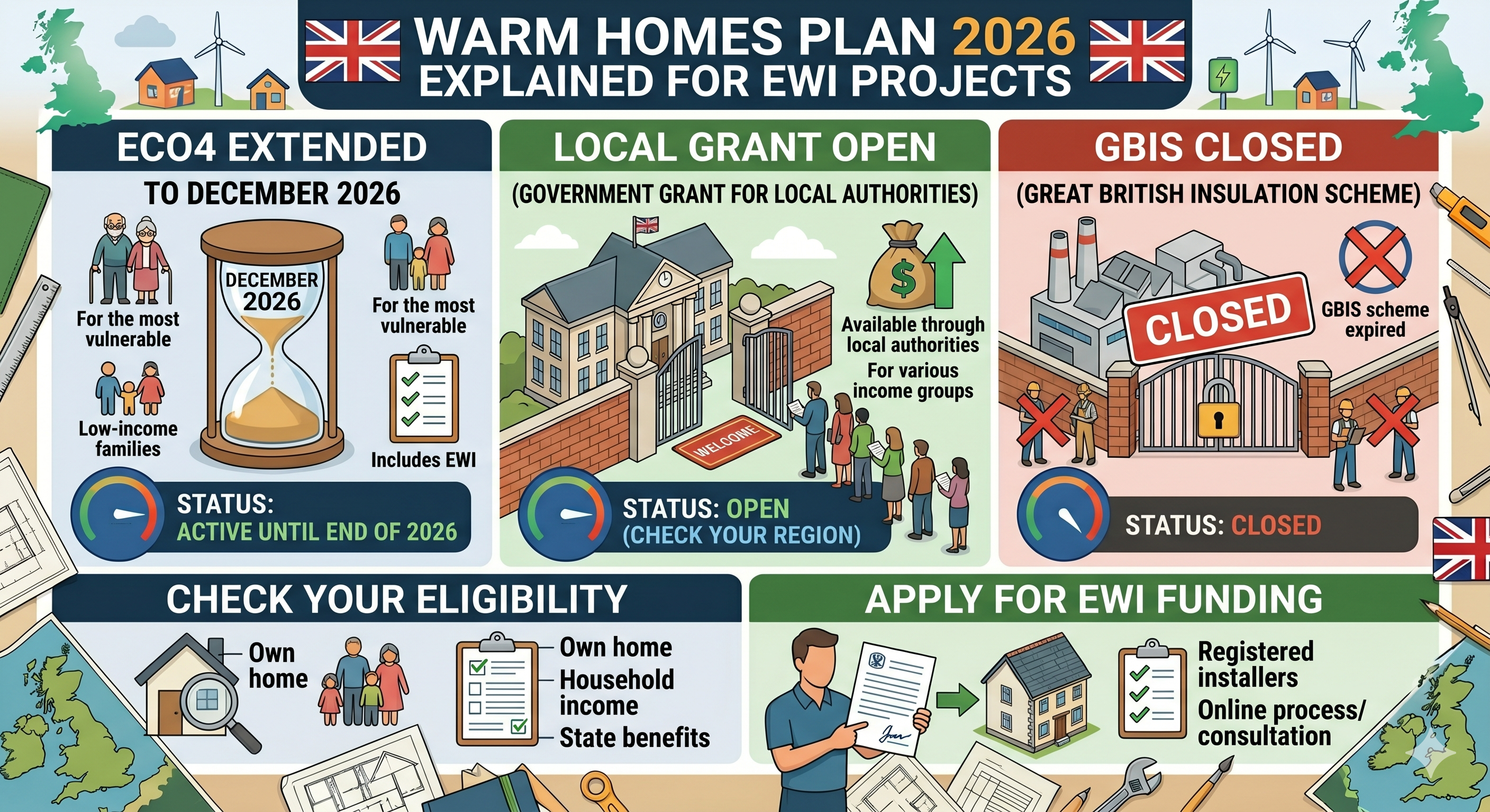 warm homes plan 2026 ewi grant