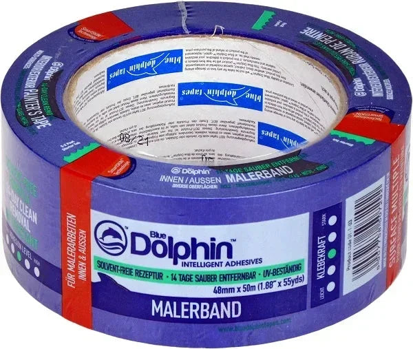 01-1-03-EN TAŚMA MASKUJĄCA UV NIEBIESKA 48mm50m