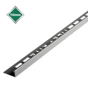 LFT901S L FLOOR TRIM 10mm MATT SILVER