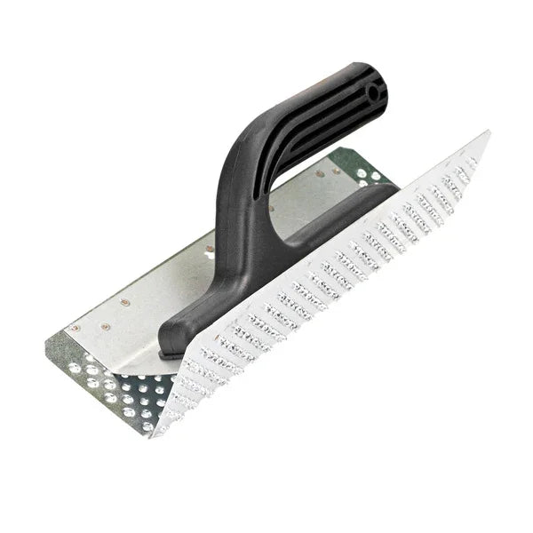 Styrofoam rasp trowel 260 mm angled