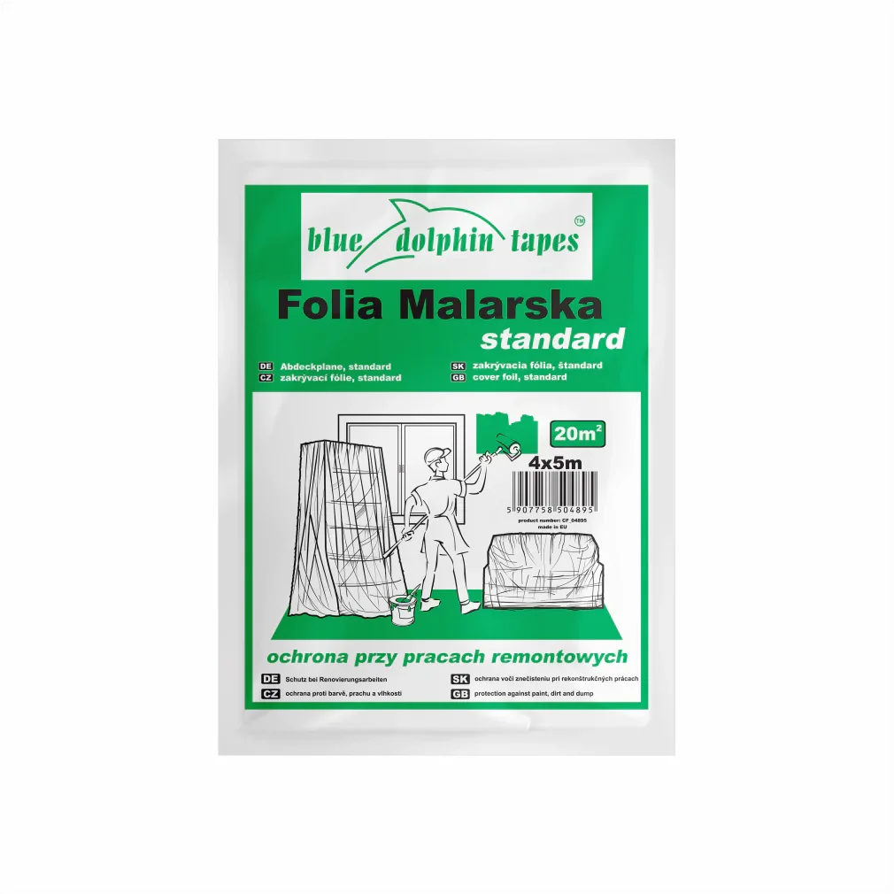 B/D ZIELONA FOLIA STANDARDOWA 4X5m CF_4895