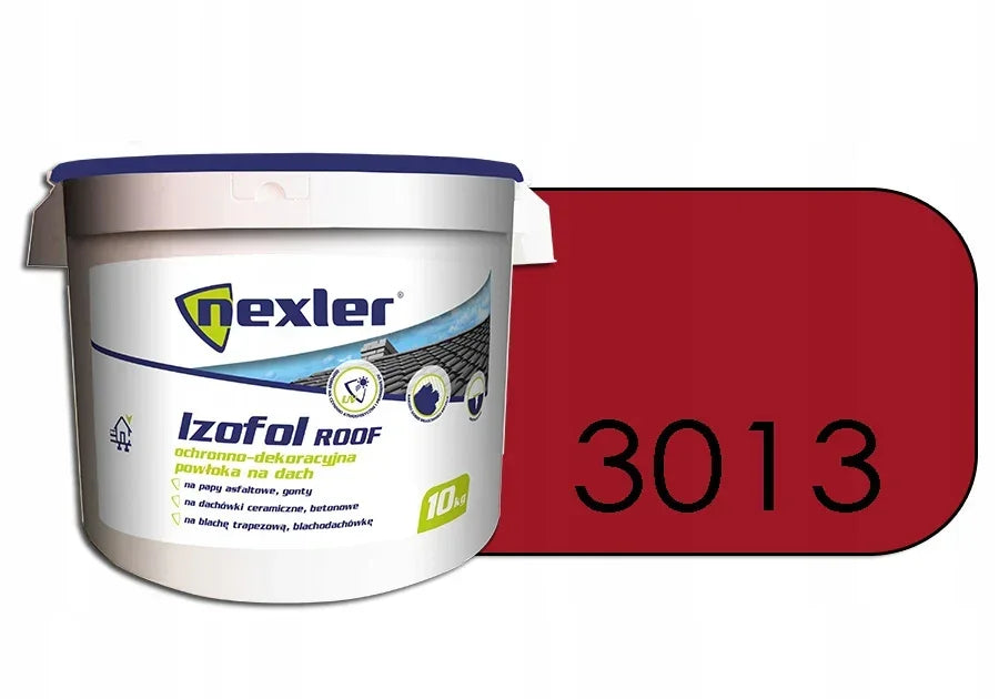 NEXLER IZOFOL DACHOWY 3013 CZERWONY 10 kg