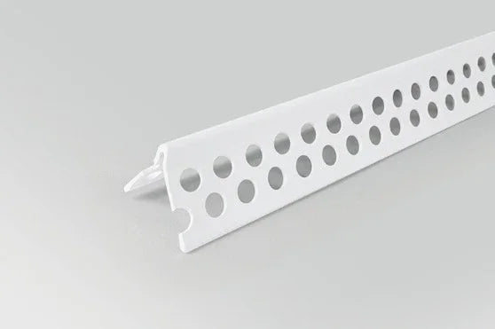 Narożnik tynkarski PVC L250 biały