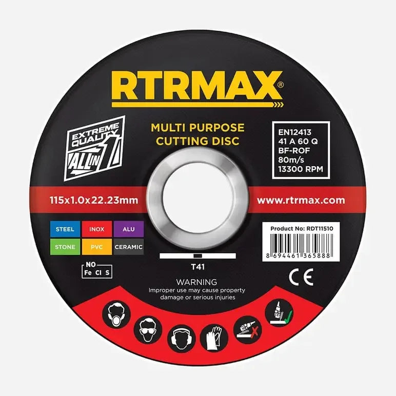MULTI CUTTING DISC 115x1mm 10pcs