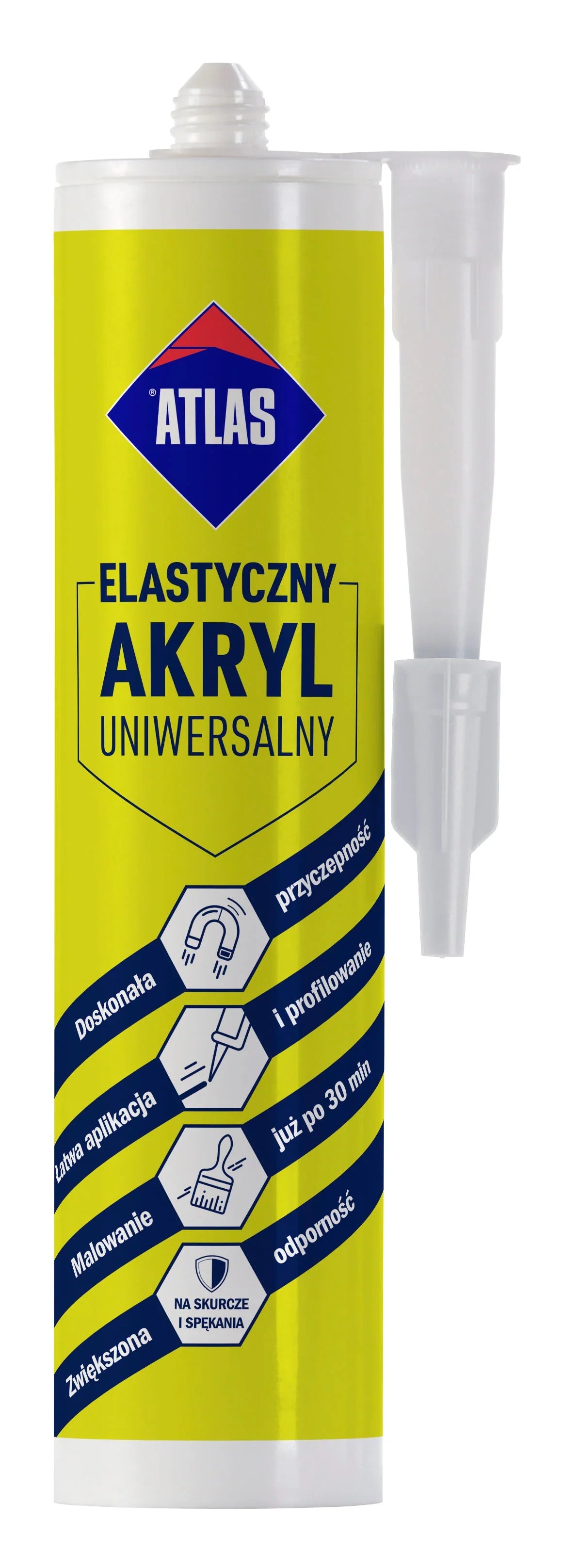 ATLAS ELASTYCZNY UNIWERSALNY USZCZELNIACZ 280ml