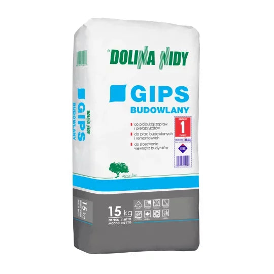 DOLINA NIDY GIPS BUDOWLANY 15KG