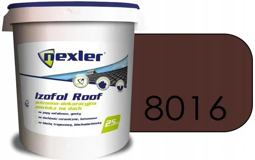 NEXLER IZOFOL DACHOWY 8016 BRĄZOWY 10 kg