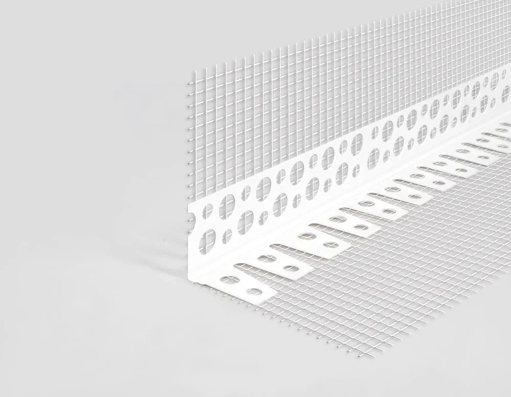 arched corner bead with mesh for curved openings
