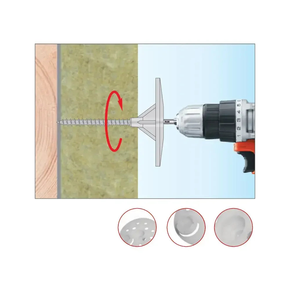 UNIVERSAL PVC DISCS TD60 - 100pcs