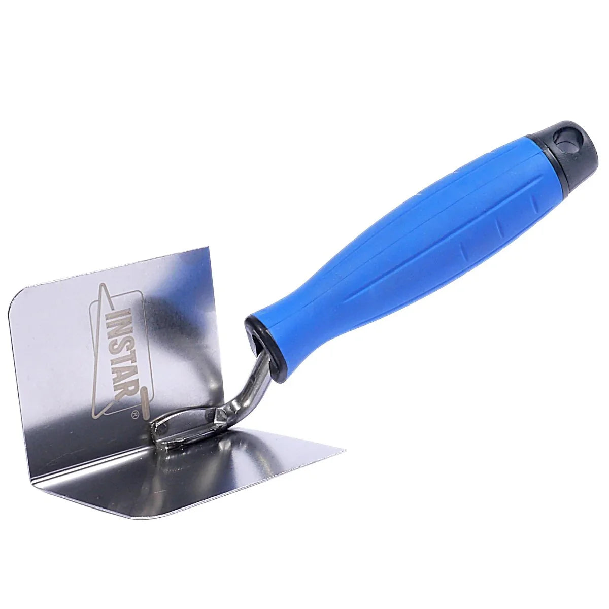 Trowel 120 x 75 mm stainless steel angled internal - Renders World