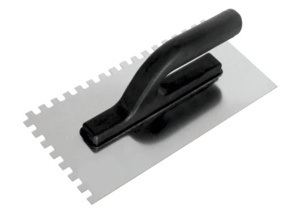Trowel 270 mm stainless steel tooth 3 x 3 mm - Renders World