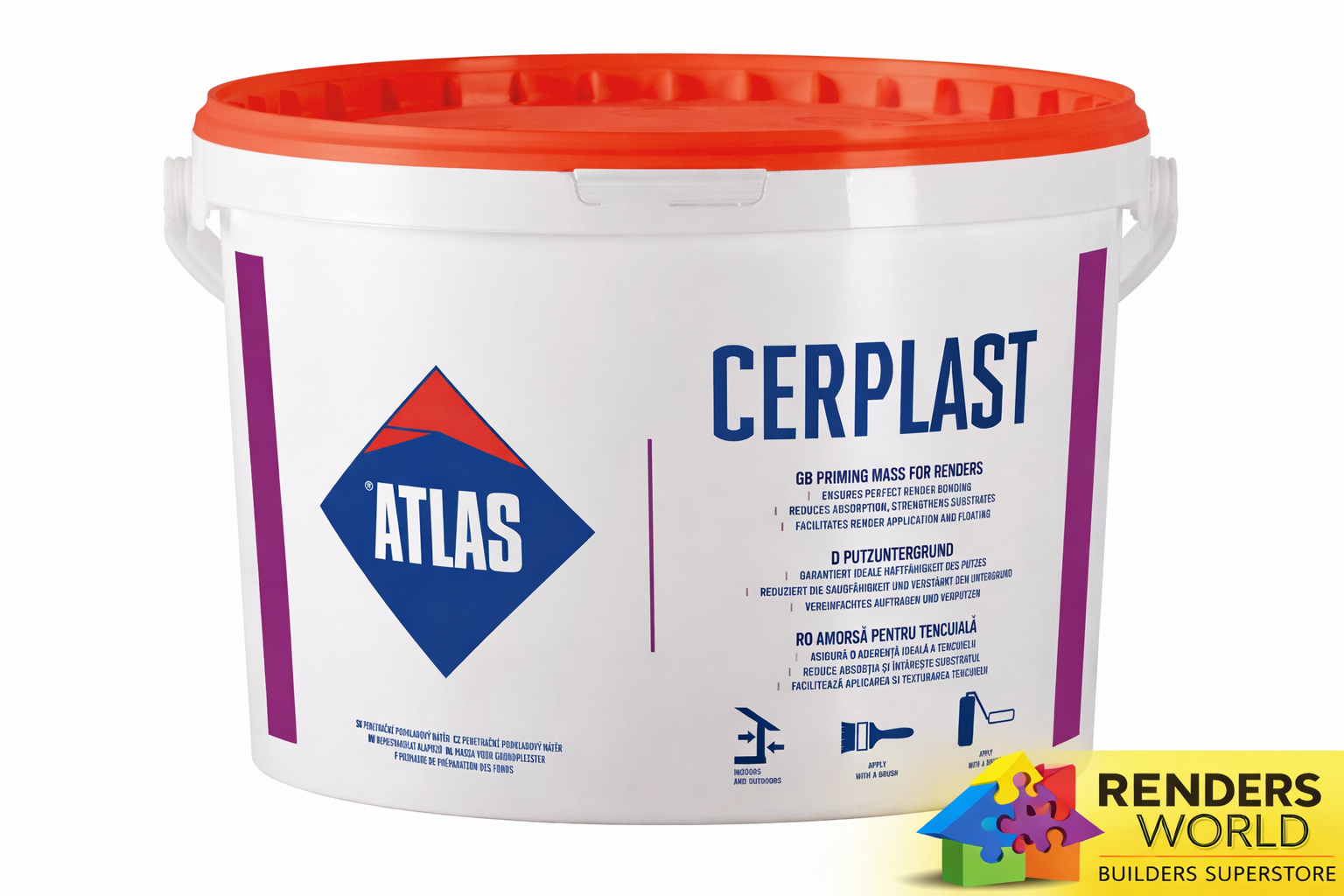 Professional application of a quartz-filled primer to an EWI basecoat on a UK construction site.