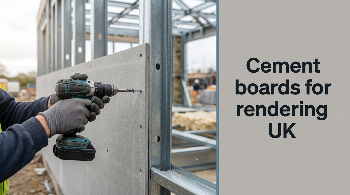 Cement Boards for Rendering UK: A Complete Fixing and Finishing Guide