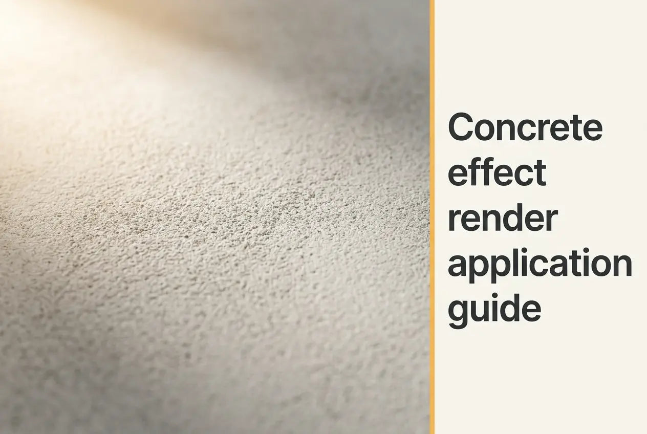 Concrete-Effect Render: the UK Application Sequence