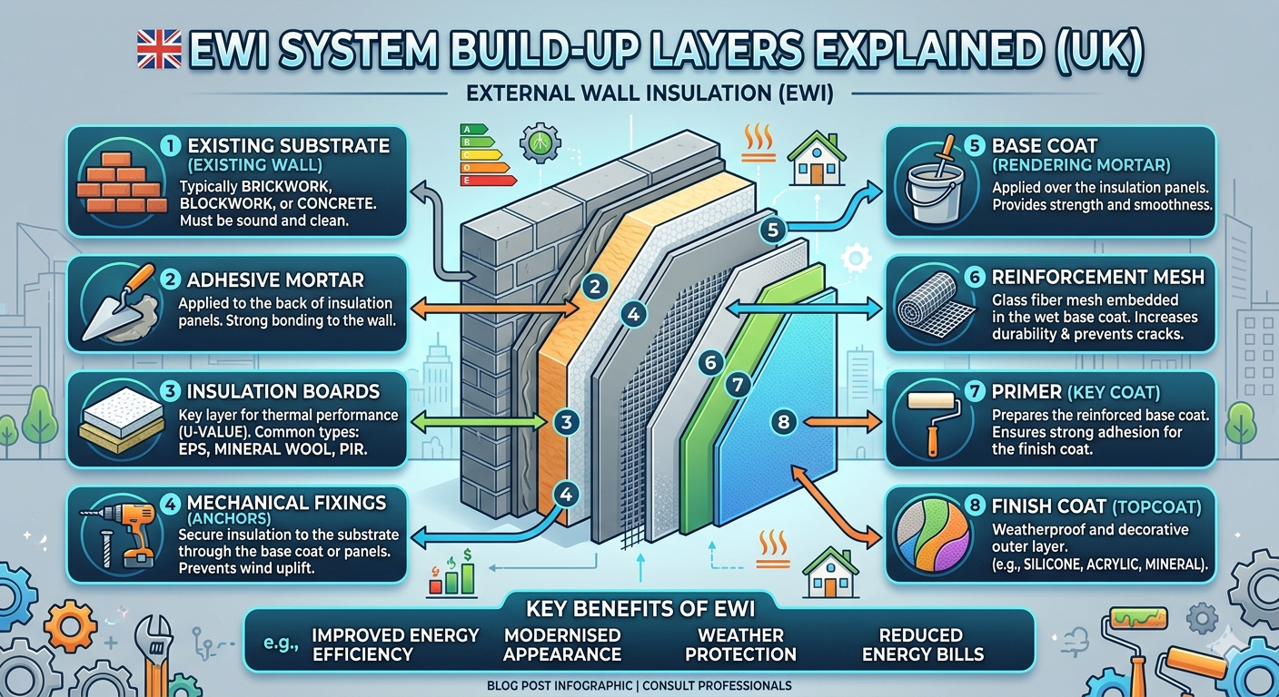 EWI System Build-Up Layers
