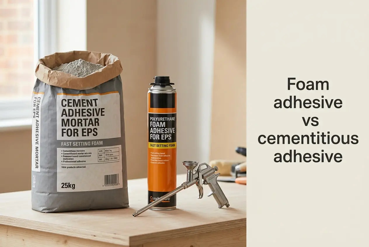 Foam Adhesive vs Traditional Cement Adhesive for EWI in the UK