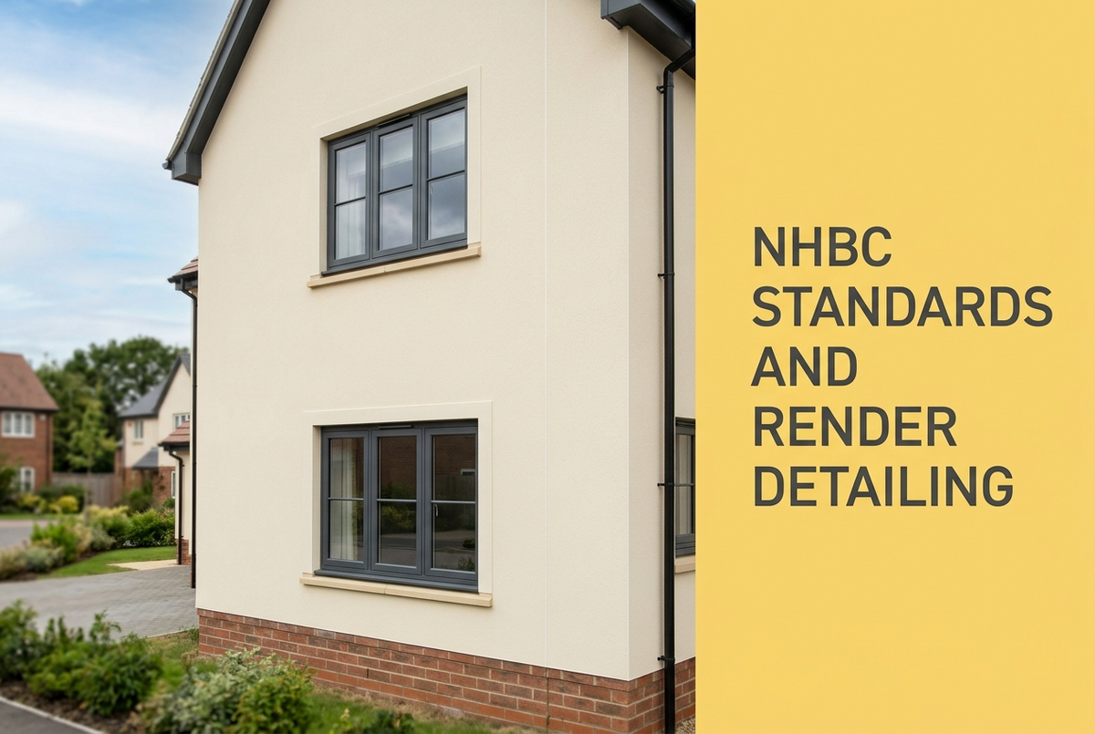 NHBC Standards & Render Detailing — A UK Compliance Guide