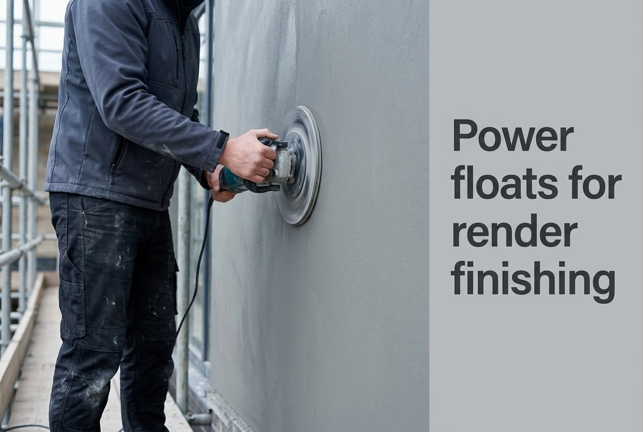 Power Floats for Render Finishing — What the Manual Actually Declares