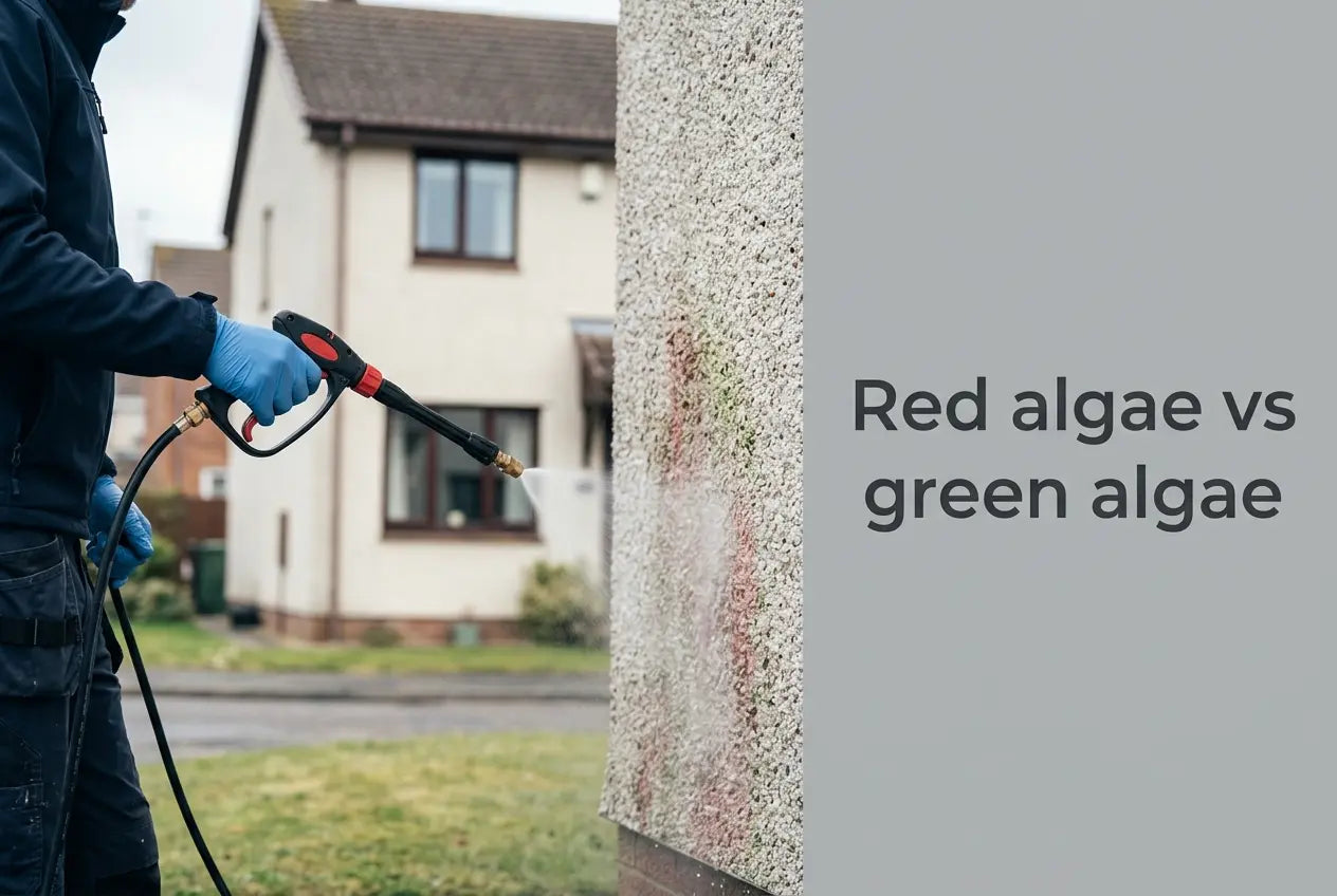Red Algae vs Green Algae on Render — A UK Diagnostic Guide