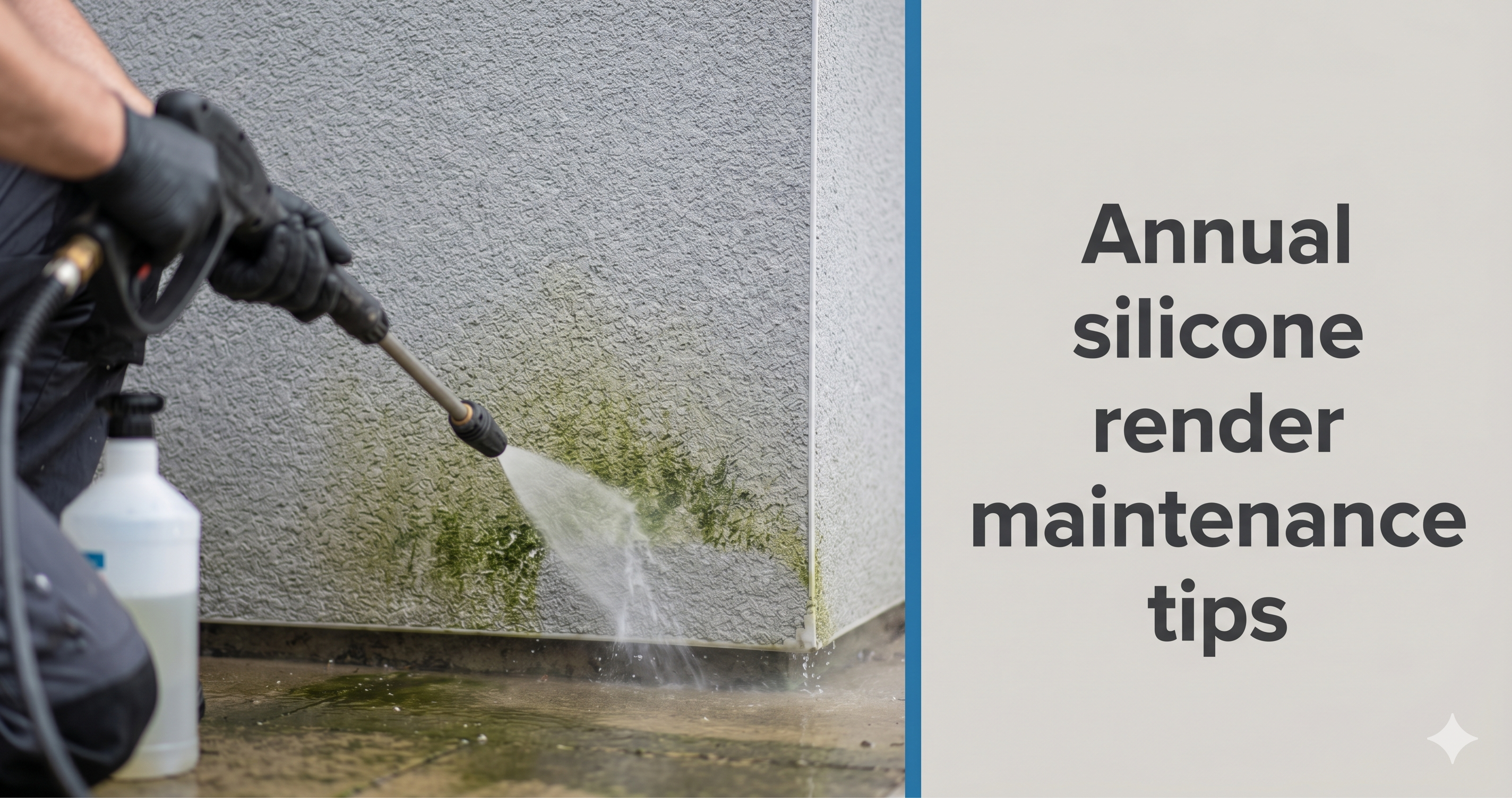 silicone render maintenance tips uk