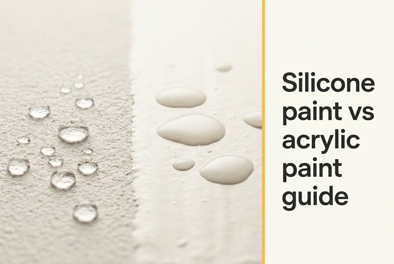 Silicone Paint vs Acrylic Masonry Paint UK: What the Data Sheets Declare