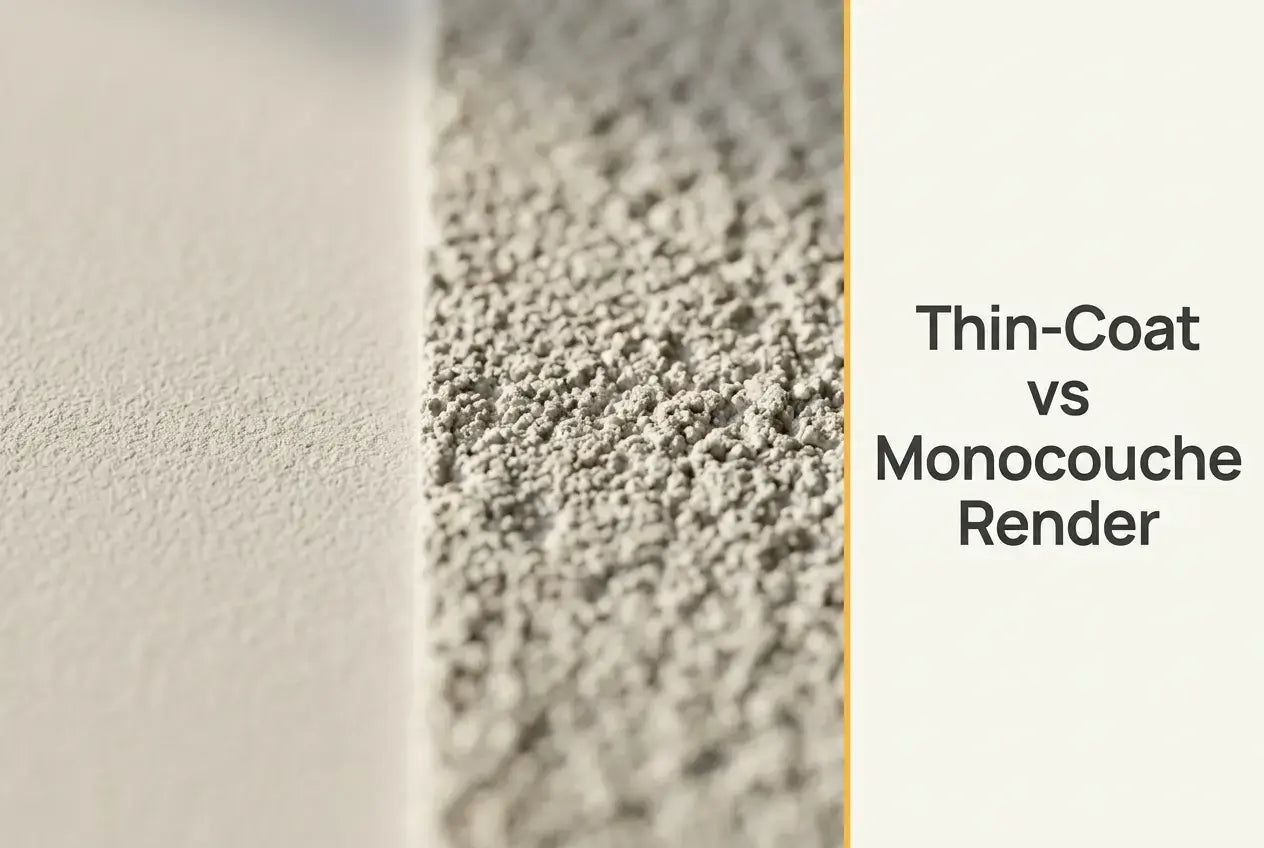 Thin Coat vs Monocouche Cost Comparison: What the Figures Support