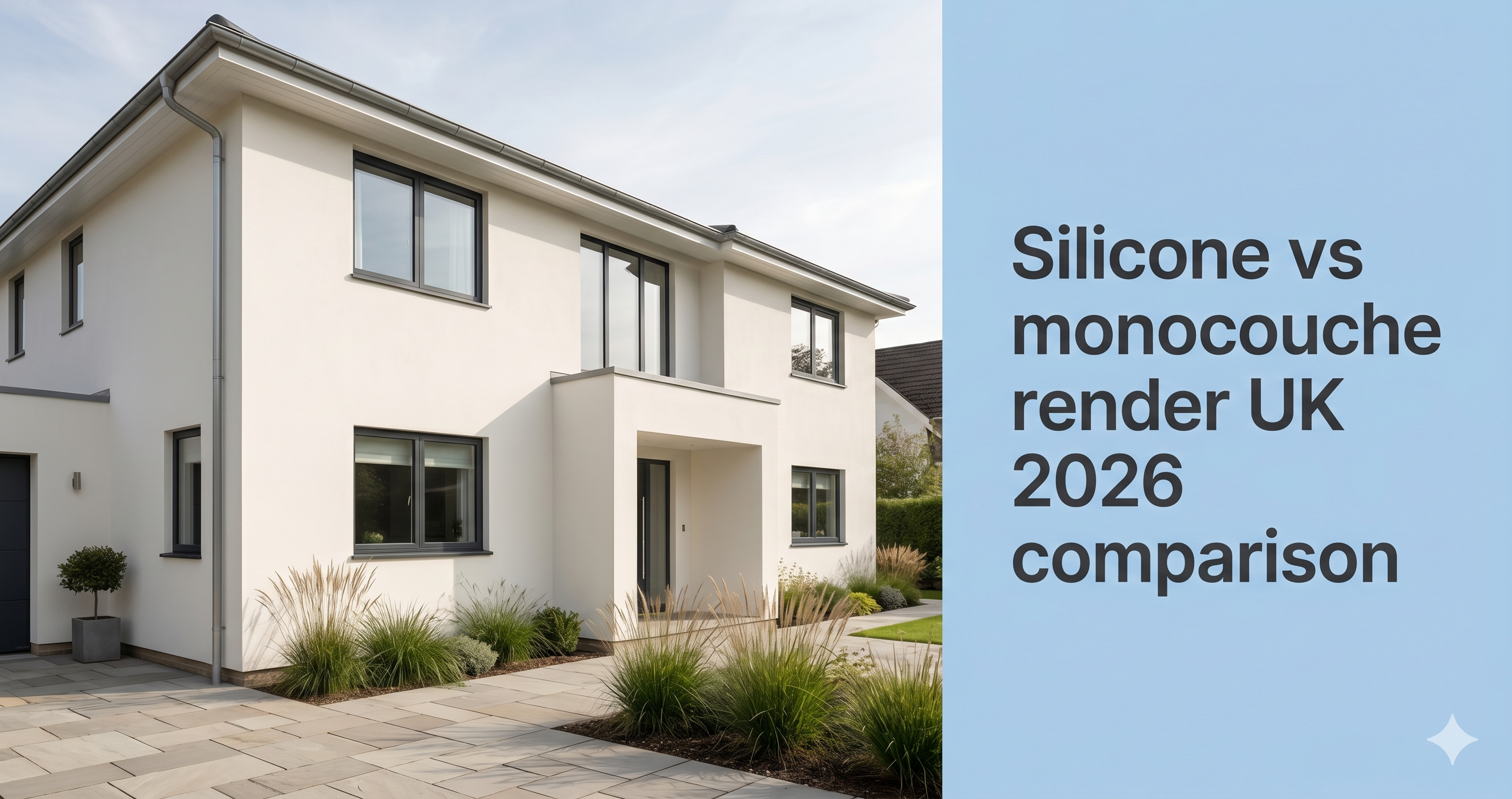 Silicone vs Monocouche Render UK — 2026 Comparison of Cost, Lifespan, and Performance
