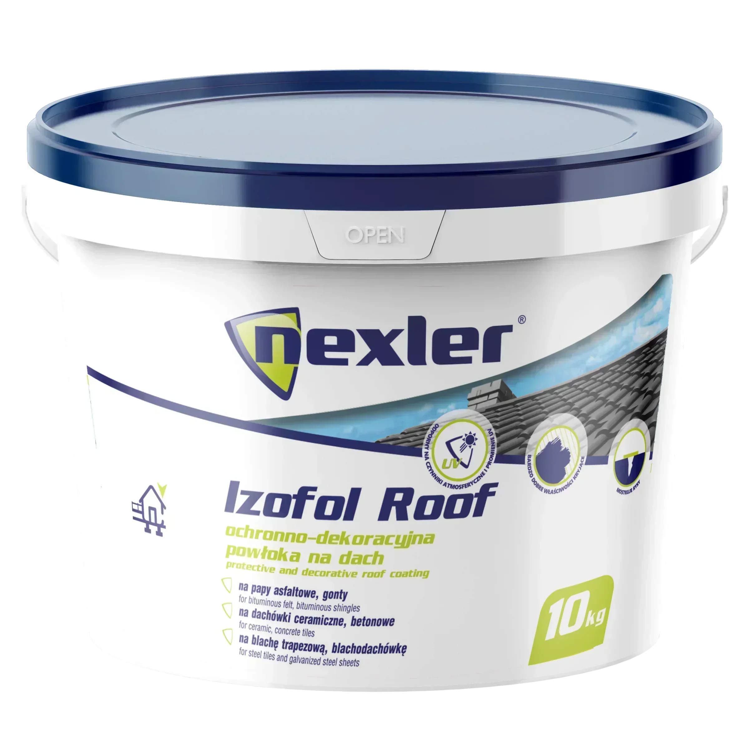 NEXLER IZOFOL DACHOWY 8016 BRĄZOWY 25 kg