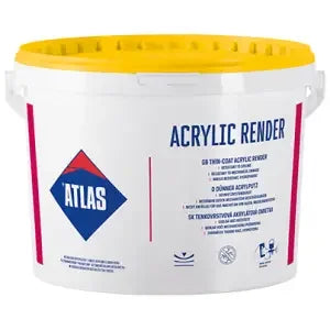 ATLAS ACRYLIC RENDER WHITE 25kg