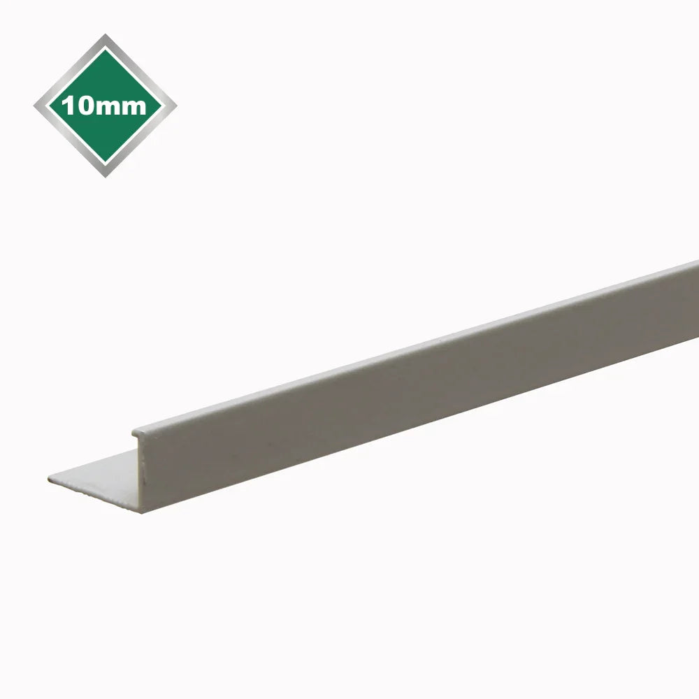 GRY809 10mm SMOOTH GREY L SHAPE TRIM