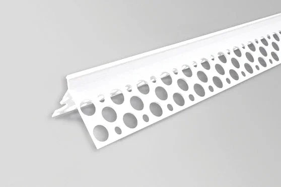 10mm PVC RENDER CORNER BEAD NO MESH 2.5m