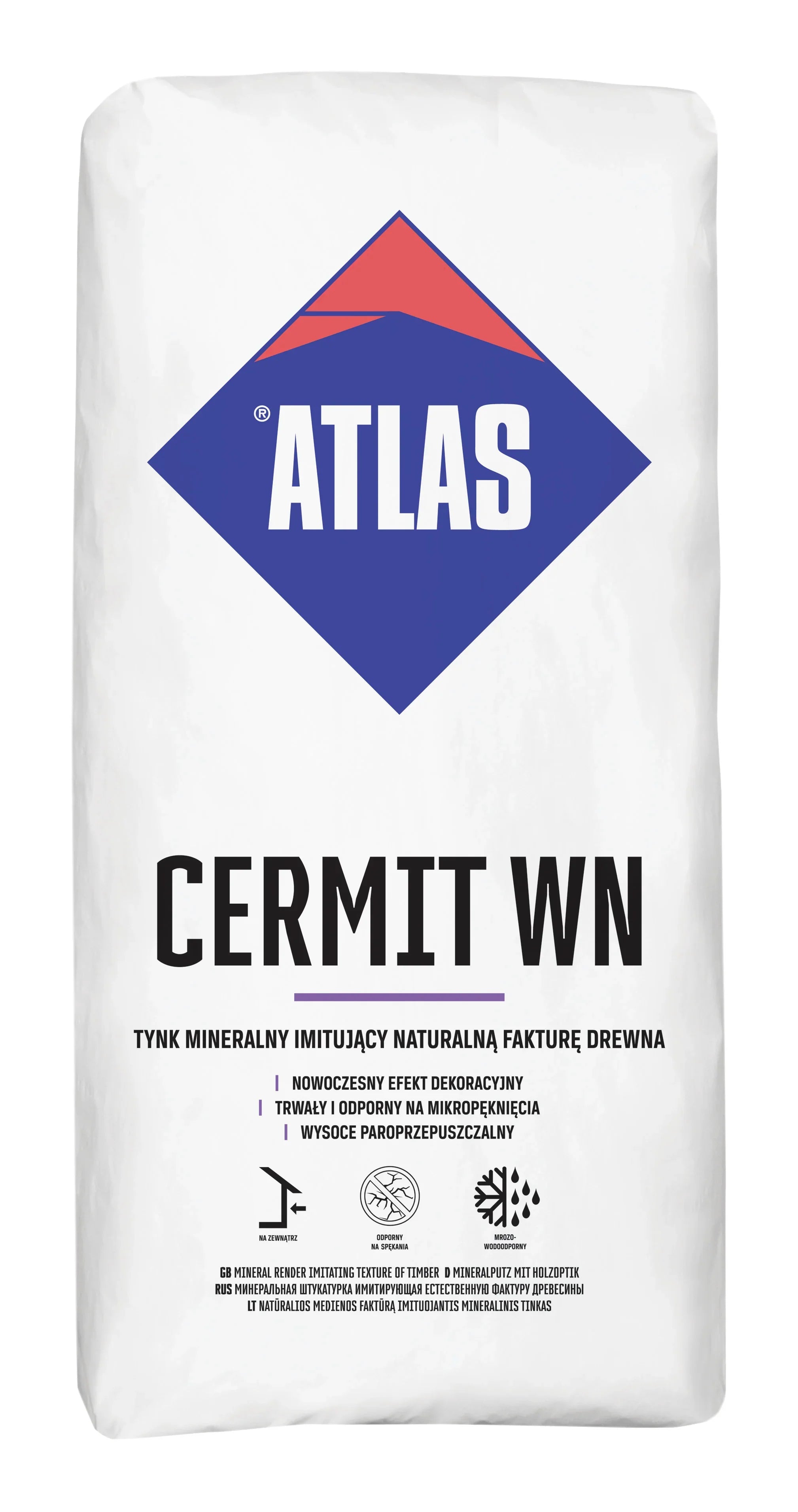 ATLAS CERMIT WN GŁADKI TYN 25KG