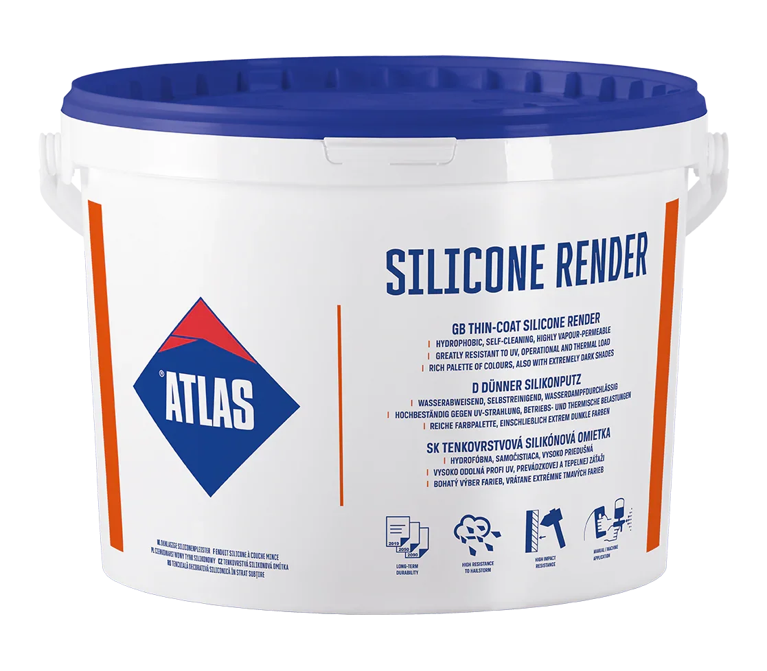 ATLAS SILICONE RENDER WHITE BASE 25kg