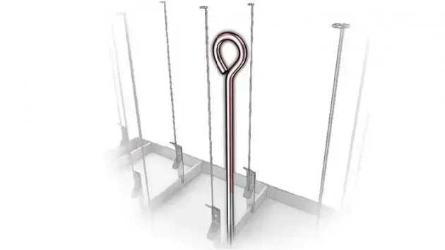 LINKA ZAWIESZENIA SUFITOWEGO Z HAKIEM 50cm