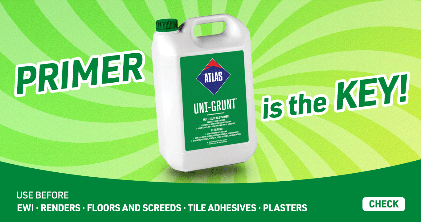 ATLAS UNI-GRUNT 10KG 100m2 WALL PRIMER