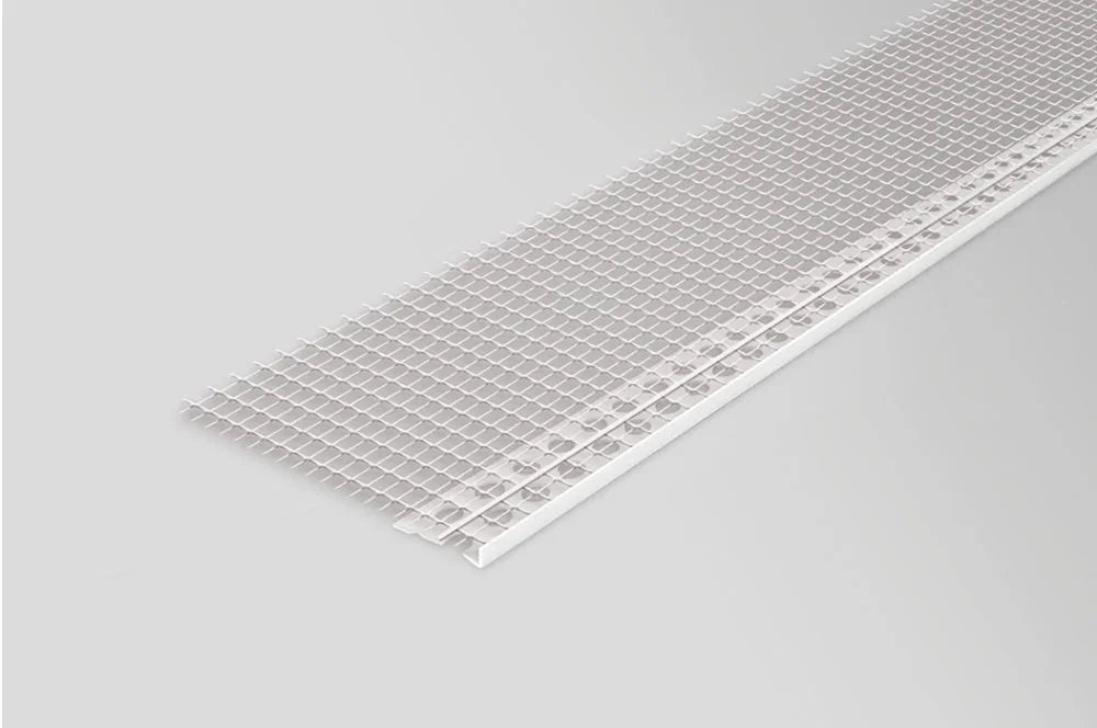 3mm pvc render stop bead with mesh 2.5m