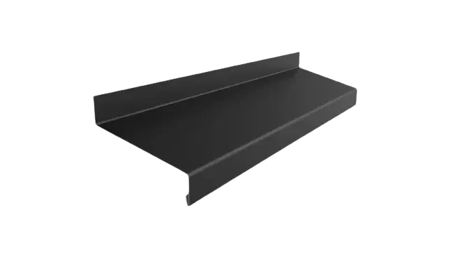 LISTWA GÓRNA - TARCZA ANTRACYTOWA 2,5m 140mm