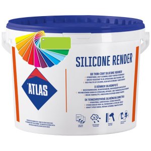 SILICONE RENDER ATLAS - SELF CLEANING - 400 COLOURS 25kg