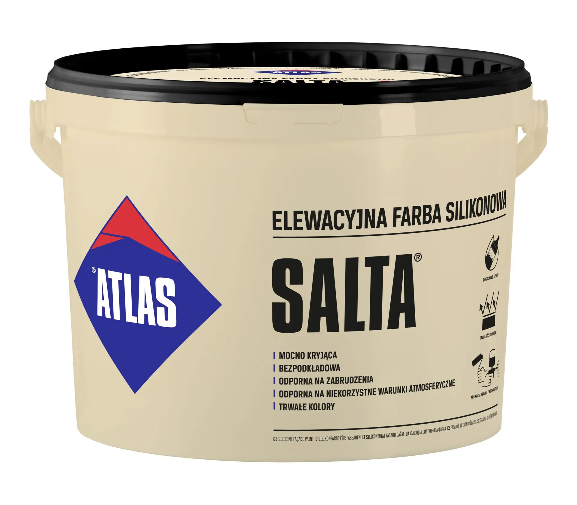 Atlas Salta Silicone Masonry Paint – Long-Lasting Exterior Protection Atlas Salta Silicone Masonry Paint - durable, breathable, and weather-resistant exterior wall coating
