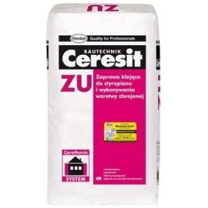 Ceresit ZU insulation and mesh adhesive base coat render