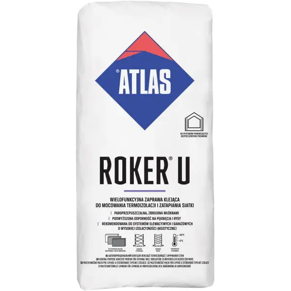 ATLAS ROKER U EPS MINERAL WOOL ADHESIVE BONDER