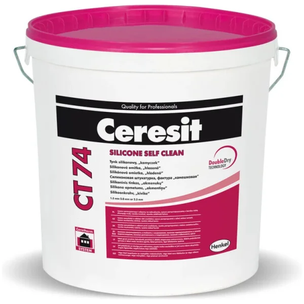 Silicone Render Ceresit CT74 - 25 kg White 1.5mm Grain